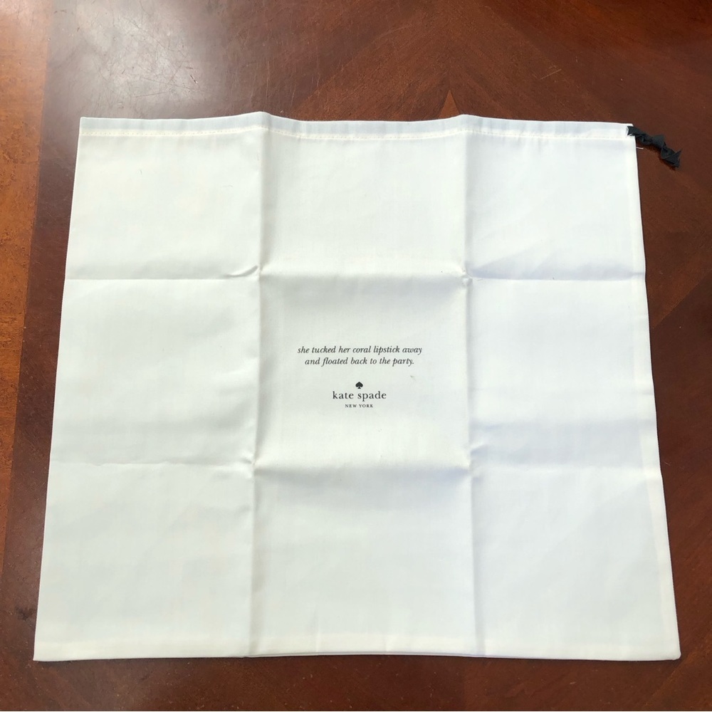 KATE SPADE NWOT Large Storage Bag with Drawstring - Picture 2 of 3